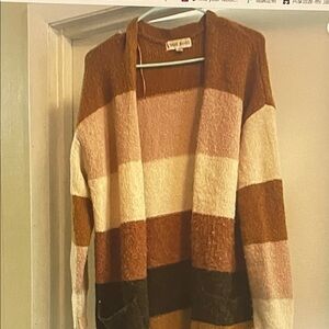Love Notes Multicolor Striped Cardigan
